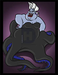 How to Draw Ursula