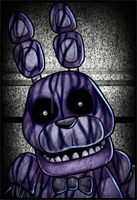 How to Draw Phantom Bonnie from Five Nights at Freddy's 3