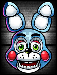 How to Draw Toy Bonnie from Five Nights at Freddy's 2