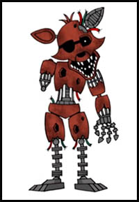 How To Draw Fnaf 4 Characters