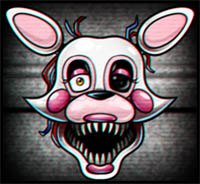 How to Draw Mangle from Five Nights at Freddy's 2