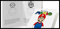 How to draw Mario