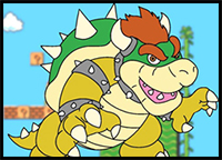 How to Draw Bowser