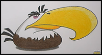 How to Draw Mighty Eagle (Angry Birds)