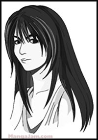 How to Draw Rinoa Heartilly from Final Fantasy