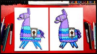 How To Draw The Loot Llama From Fortnite