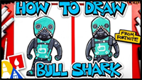 How To Draw Bull Shark From Fortnite