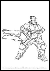 How to Draw Zarya from Overwatch