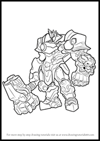 How to Draw Reinhardt from Overwatch