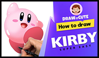 How to Draw Kirby | Super Smash Bros Ultimate