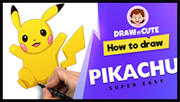 How to Draw Pikachu Super Simple | Super Smash Bros Ultimate