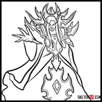 how to draw world of warcraft characters step by step