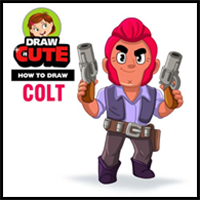 How to Draw Colt | Brawl Stars