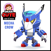 How to Draw Mecha Crow | Brawl Stars