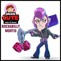 How to Draw Rockabilly Mortis | Brawl Stars