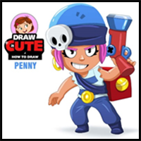 How to Draw Penny | Brawl Stars