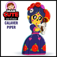 How to Draw Calavera Piper | Brawl Stars