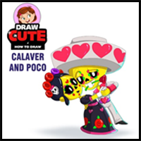 How to Draw Calavera and Poco | Brawl Stars