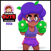 How to Draw Rosa | Brawl Stars