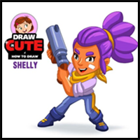 How to Draw Shelly | Brawl Stars