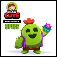 How to Draw Spike | Brawl Stars