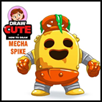 How to Draw Robo Spike | Brawl Stars