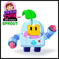 How to Draw Sprout Brawl Stars