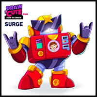 How to Draw Surge | Brawl Stars