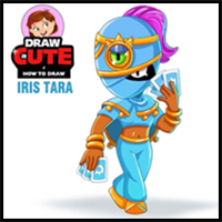 How to Draw Iris Tara | Brawl Stars