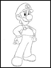 How to Draw Luigi