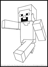 minecraft player drawings