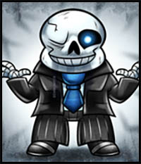 How to Draw Sans from Undertale