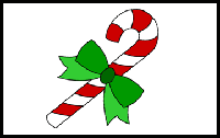 How to Draw a Candy Cane