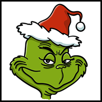 How to Draw the Grinch’s Face