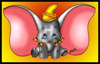 How to Draw Dumbo