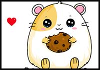 hamster drawing for kids