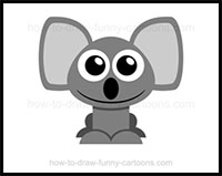 how to draw a koala