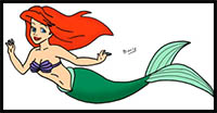 How to Draw Cartoon Mermaids & Realistic Mermaids ...