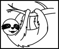 How to Draw a Sloth