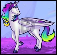 How to Draw a Rainbow Unicorn