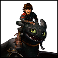 How to Draw Toothless and Hiccup