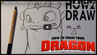 How to Draw Toothless from How to Train your Dragon – Easy Things to Draw