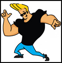 How to Draw Johnny Bravo Cartoon Characters : Drawing Tutorials ...