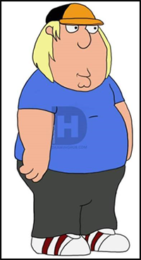 How to Draw Chris Griffin from The Family Guy