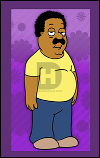 How to Draw Cleveland Brown from The Cleveland Show