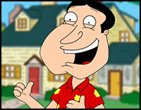 How to Draw Quagmire from Family Guy