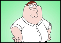 How to Draw Peter Griffin From Family Guy