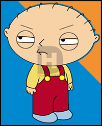 How to Draw Stewie Griffin from The Family Guy