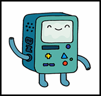 How to Draw BMO from Adventure Time | Beemo