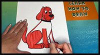 How to Draw Clifford the Big Red Dog Step by Step